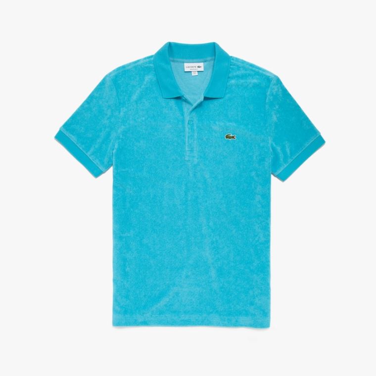 Lacoste Bomulds Fleece Blend Regular Fit Polo Shirt Lilla Hvide | kvXTIDV2