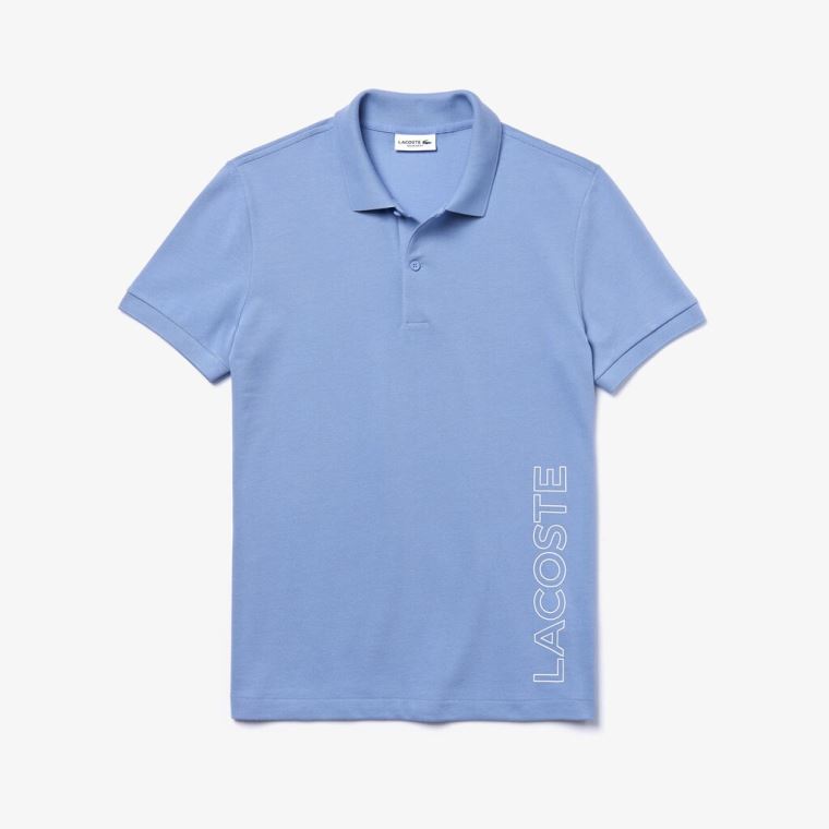 Lacoste Branded Bomulds Polo Shirt Lilla | H7YNV2am