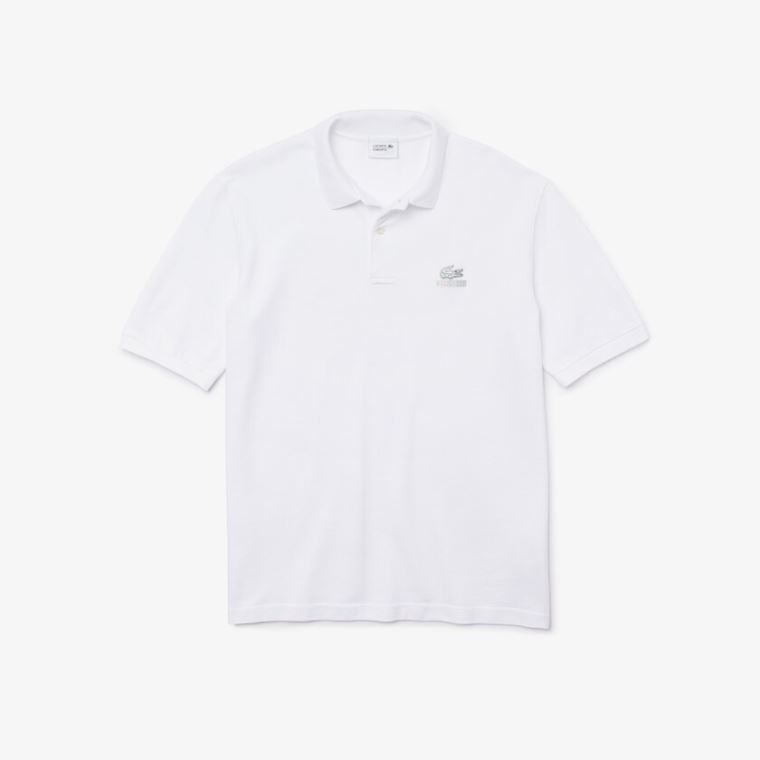 Lacoste CONCEPTS Collaboration Relaxed Polo Hvide | OlonDw5g