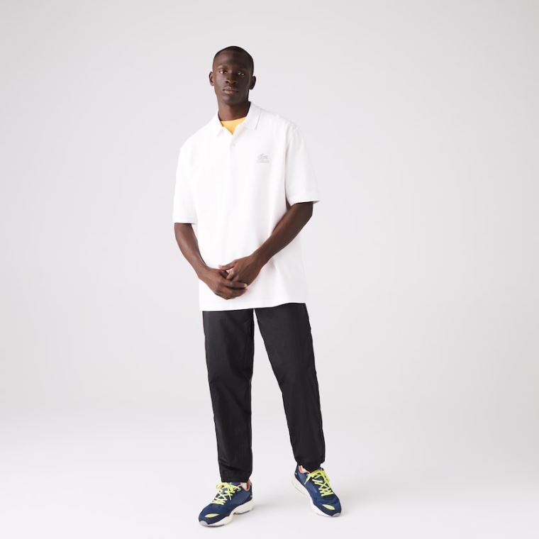 Lacoste CONCEPTS Collaboration Relaxed Polo Hvide | OlonDw5g