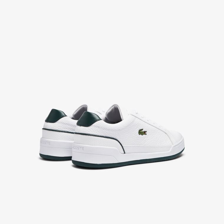 Lacoste Challenge Læder Sneakers Hvide | sQeYCPlj