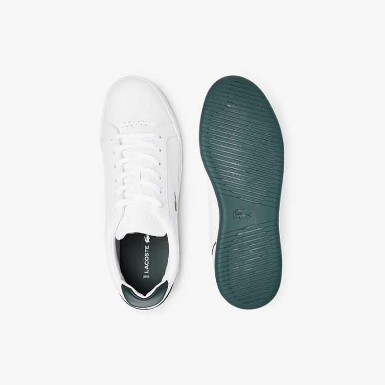 Lacoste Challenge Læder Sneakers Hvide | sQeYCPlj