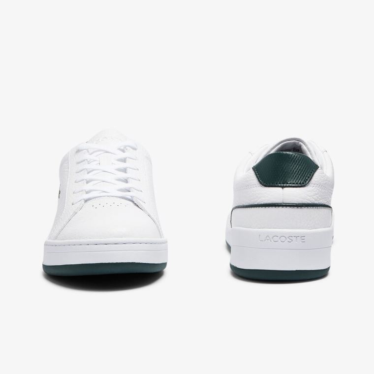 Lacoste Challenge Læder Sneakers Hvide | sQeYCPlj