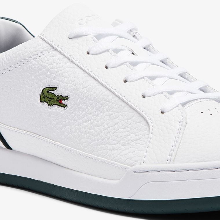 Lacoste Challenge Læder Sneakers Hvide | sQeYCPlj