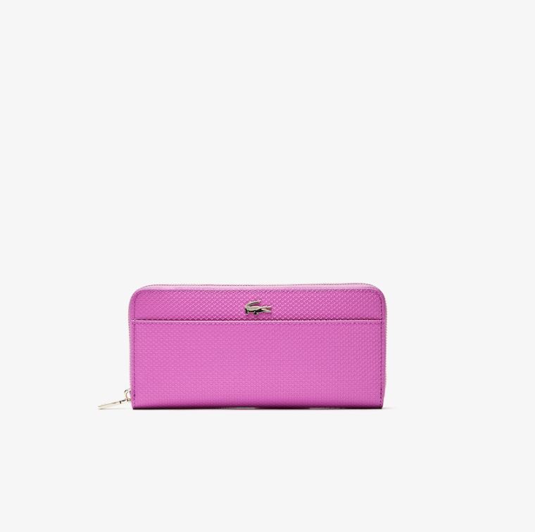 Lacoste Chantaco Læder 12 Card Wallet Lyserød | bxTjPBTs