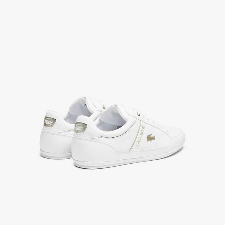 Lacoste Chaymon Syntetisk and Læder Sneakers Hvide Hvide | EDcxWpp1