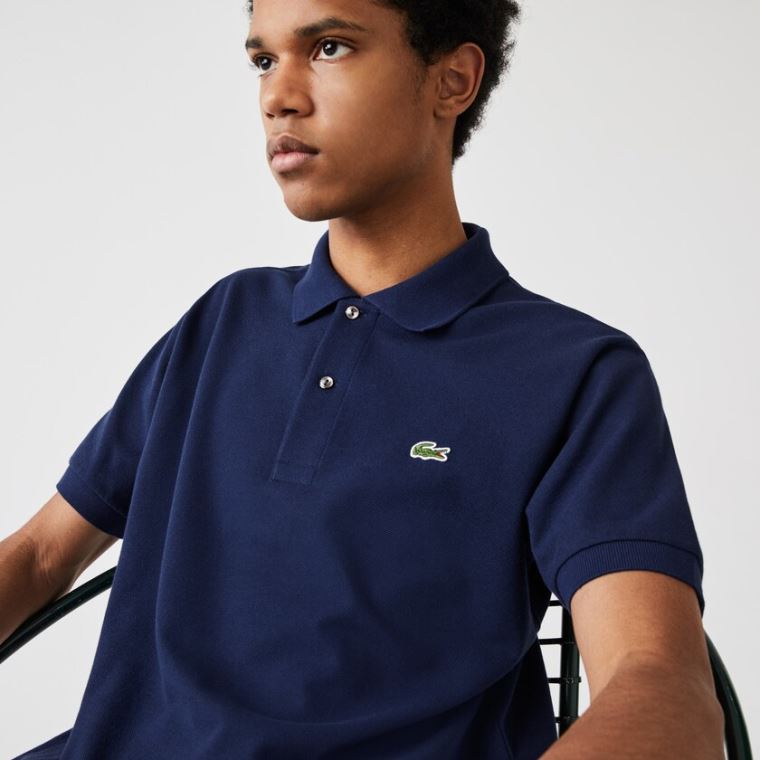 Lacoste Classic Fit L.12.12 Polo Shirt Blå | R1t4b03S