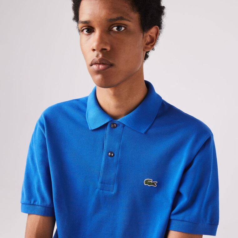 Lacoste Classic Fit L.12.12 Polo Shirt Blå | VRmW67Uz