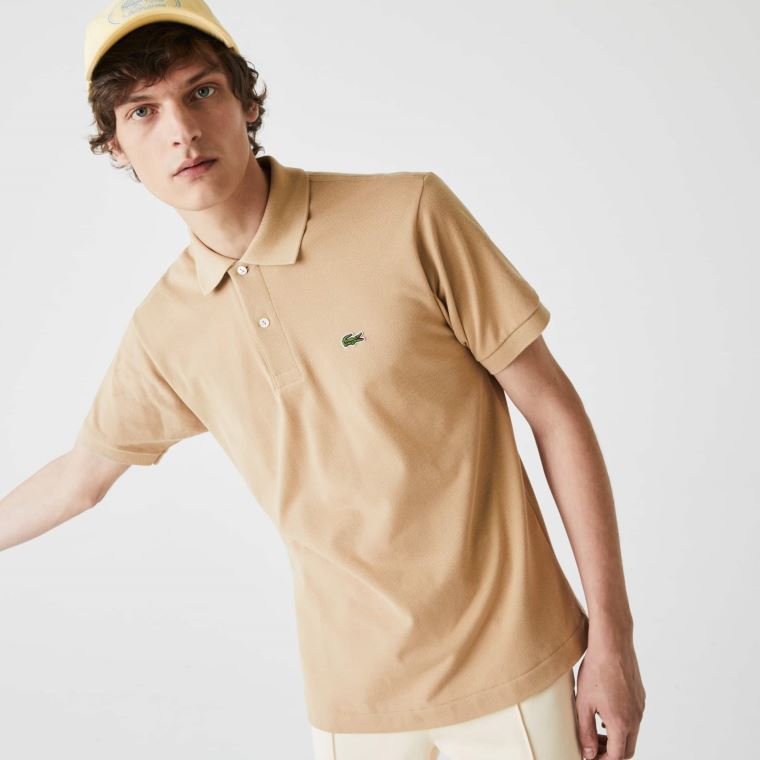 Lacoste Classic Fit L.12.12 Polo Shirt Beige | zfj1XEEY