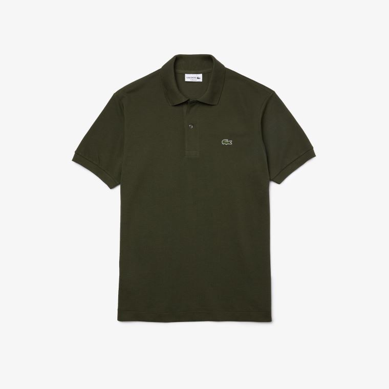 Lacoste Classic Fit L.12.12 Polo Shirt Khaki Grøn | XeRrOuGZ