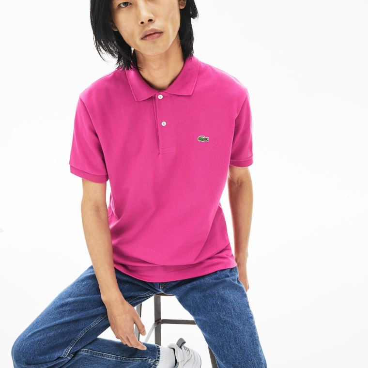 Lacoste Classic Fit L.12.12 Polo Shirt Lyserød | IkjmIPMu