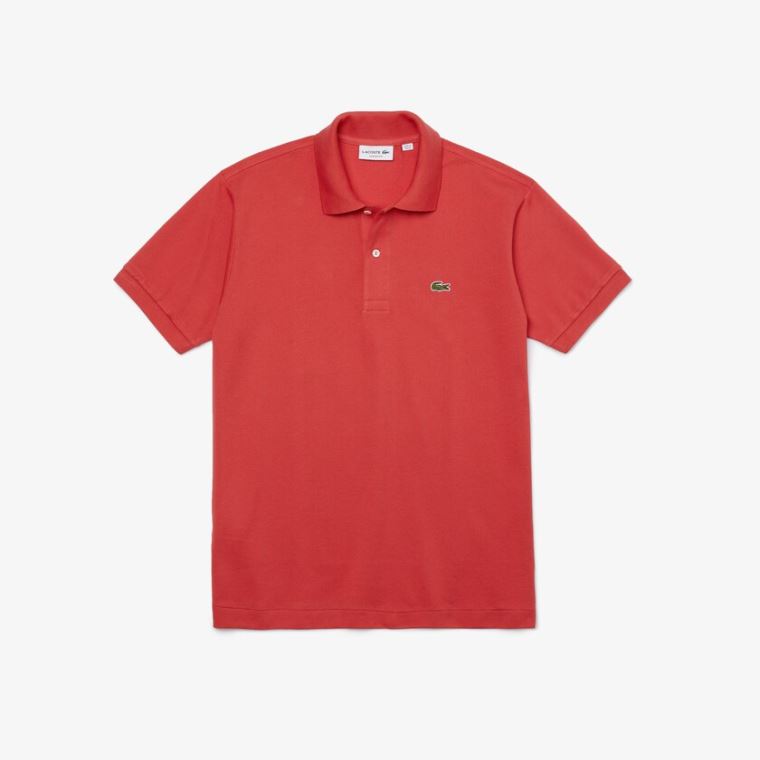 Lacoste Classic Fit L.12.12 Polo Shirt Rød | eUfaByje