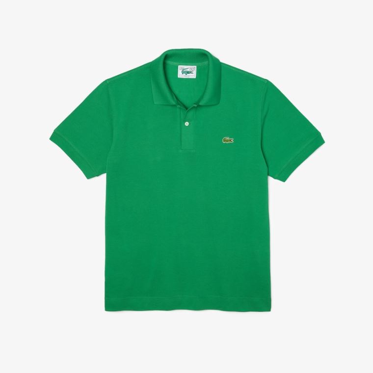 Lacoste Classic Fit Organic Bomulds Piqué Polo Grøn | 64YBrm2L