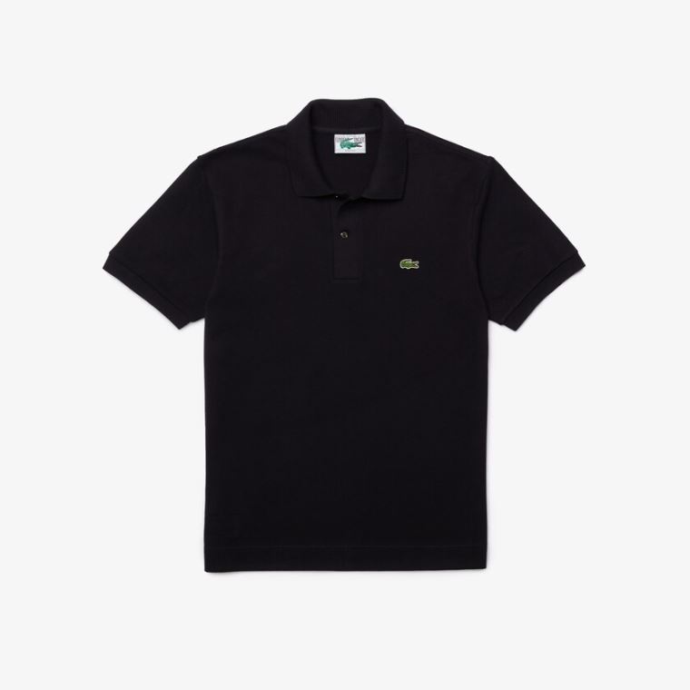 Lacoste Classic Fit Organic Bomulds Piqué Polo Mørkeblå Blå | YHlZ25zi