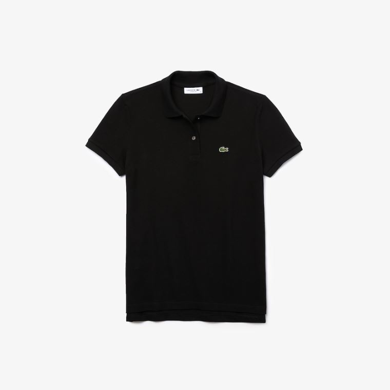 Lacoste Classic Fit Soft Bomulds Petit Piqué Polo Sort | 5ZUHeMv9