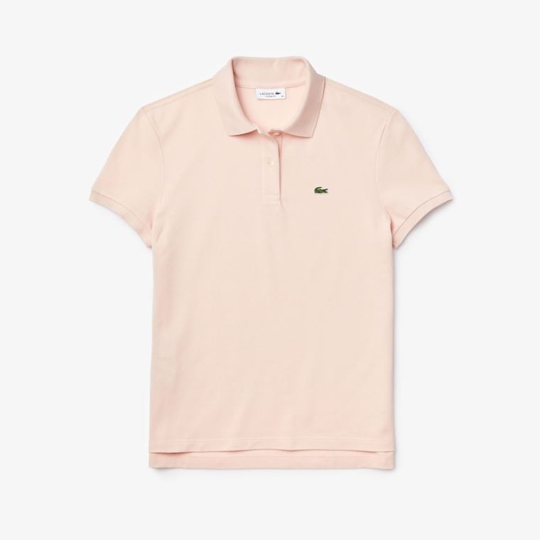 Lacoste Classic Fit Soft Bomulds Petit Piqué Polo Lyselyserød | QAgCqh1Q