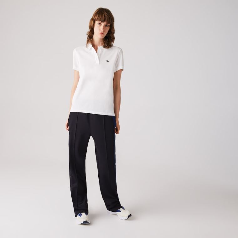 Lacoste Classic Fit Soft Bomulds Petit Piqué Polo Hvide | S9ODCAhF