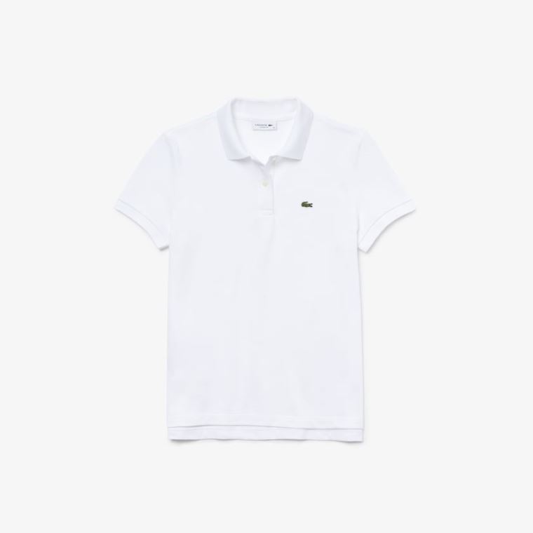 Lacoste Classic Fit Soft Bomulds Petit Piqué Polo Hvide | S9ODCAhF