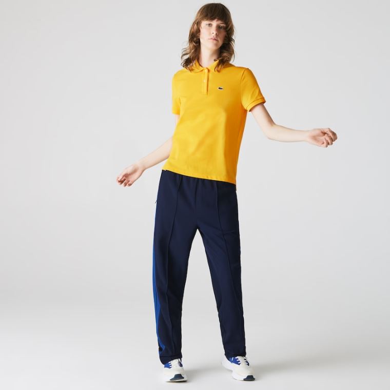 Lacoste Classic Fit Soft Bomulds Petit Piqué Polo Gul | ZjdUnV3V