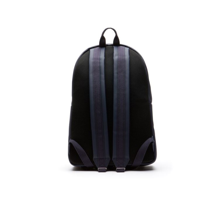 Lacoste Classic Petit Piqué Backpack Mørkeblå | RIQghpNG