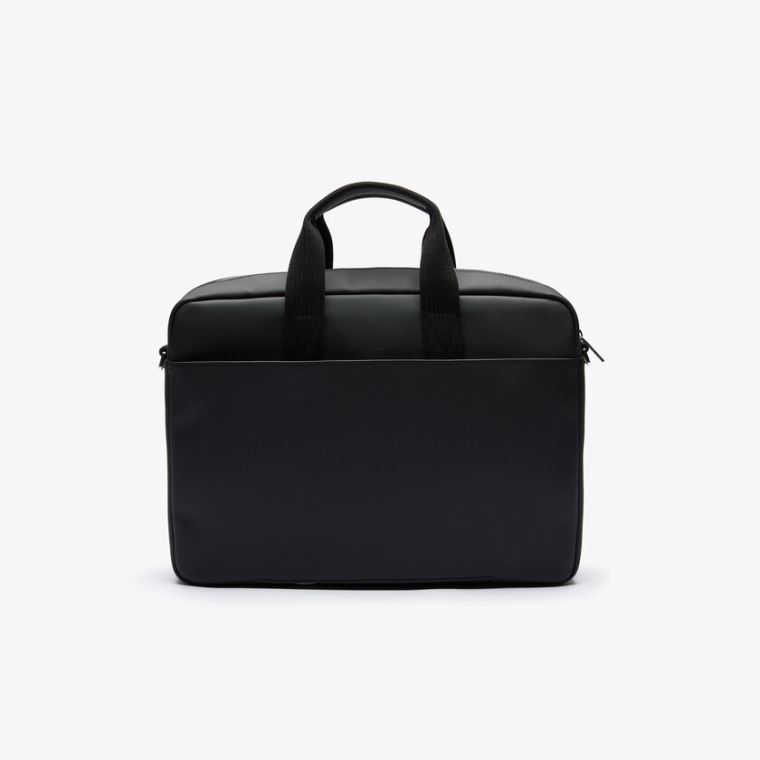 Lacoste Classic Petit Piqué Computer Bag Sort | 3C2QkDfN