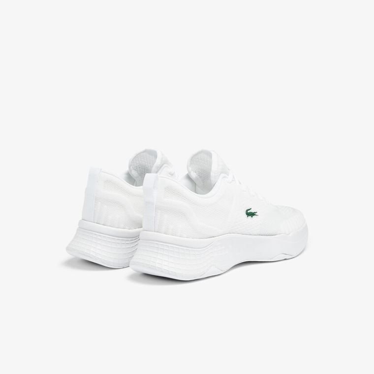 Lacoste Court-Drive Fly Tekstil Sneakers Hvide | 49hYj0ib