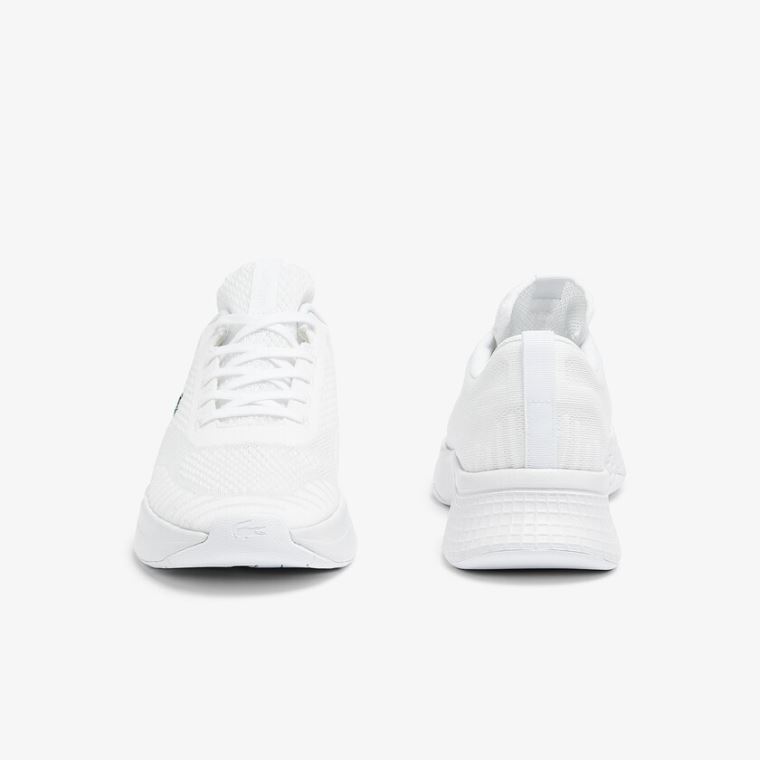 Lacoste Court-Drive Fly Tekstil Sneakers Hvide | 49hYj0ib