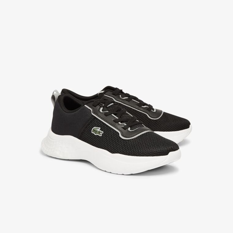 Lacoste Court-Drive Tekstil Air Mesh Sneakers Sort | PfIG62R9