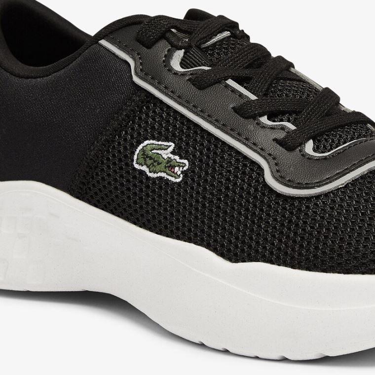 Lacoste Court-Drive Tekstil Air Mesh Sneakers Sort | PfIG62R9