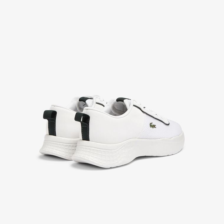 Lacoste Court-Drive Tekstil Air Mesh Sneakers Hvide | WtiSQWDu