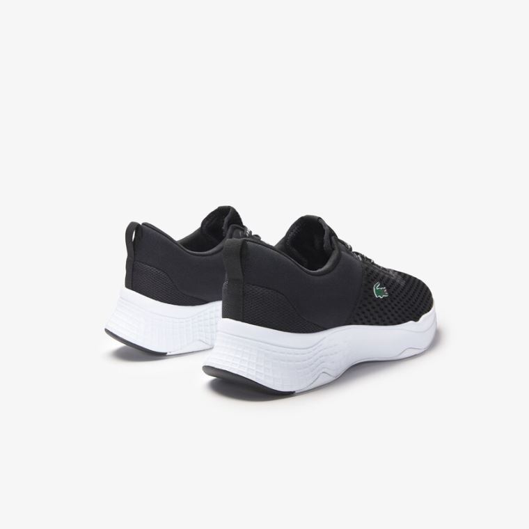 Lacoste Court-Drive Tekstil Sneakers Sort Hvide | jLCEjL1f