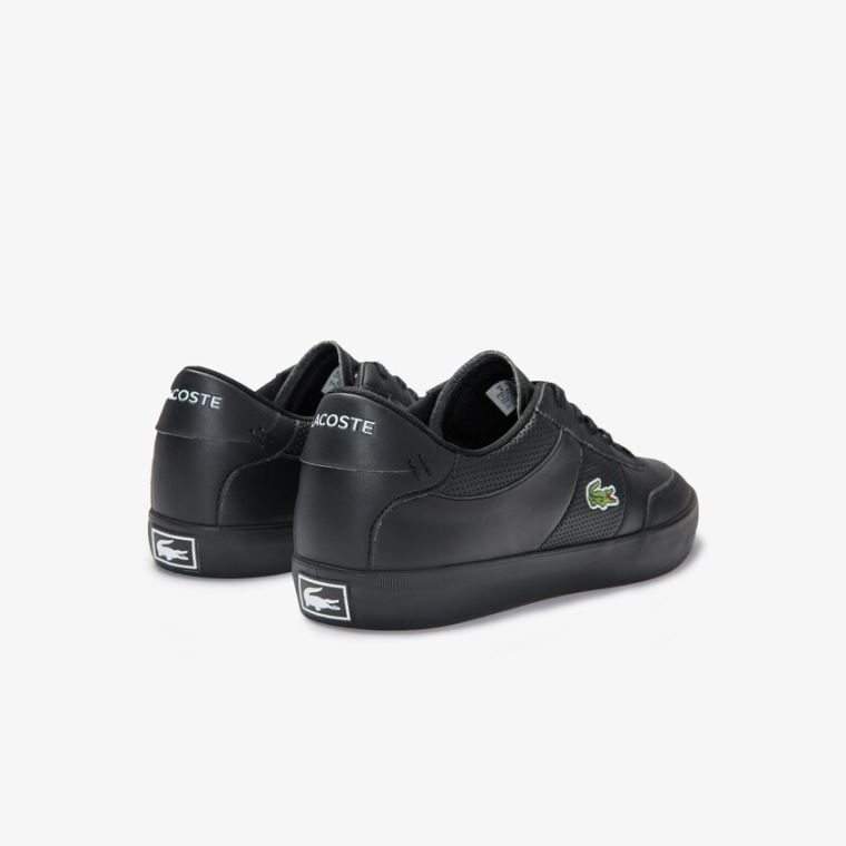 Lacoste Court-Master Læder Sneakers Sort | YO1nAIhJ