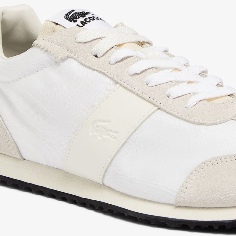 Lacoste Court Pace Tekstil Sneakers Beige | LLfivV8V