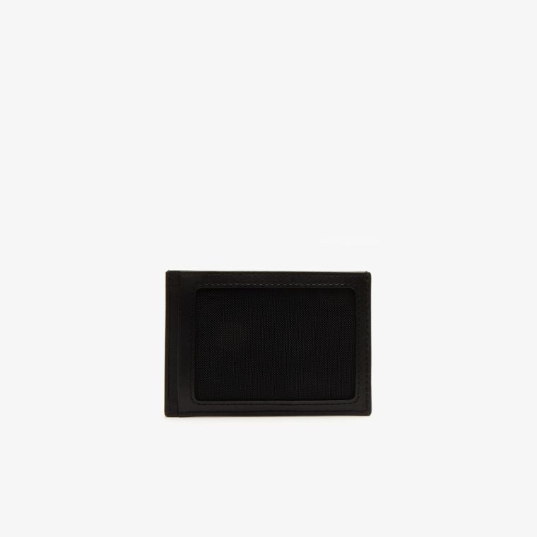 Lacoste Fitzgerald Læder Wallet And Card Holder Set Sort | hBJ9FmSu