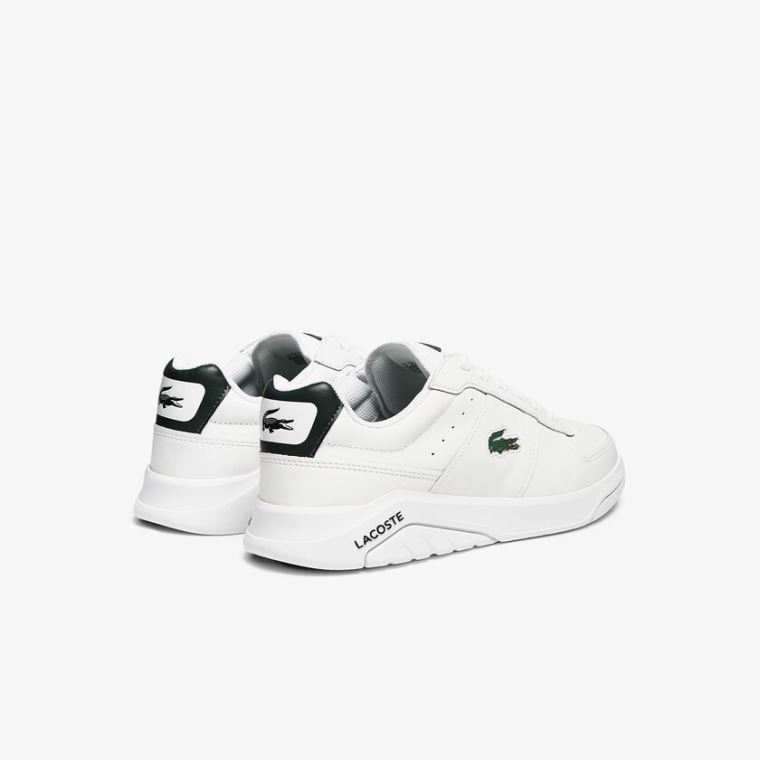 Lacoste Game Advance Læder Sneakers Hvide | gxjR8N7i