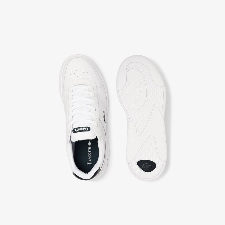 Lacoste Game Advance Læder Sneakers Hvide | gxjR8N7i