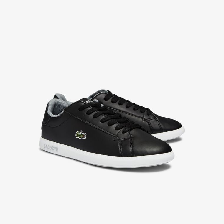 Lacoste Graduate Syntetisk Sneakers Sort | iQH5yAD7