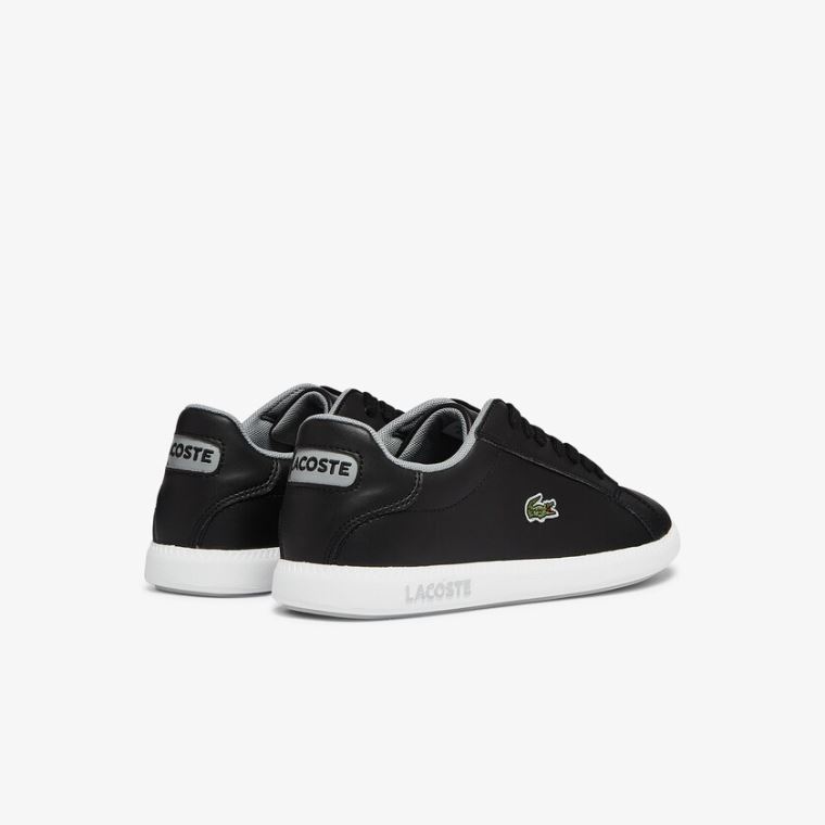 Lacoste Graduate Syntetisk Sneakers Sort | iQH5yAD7