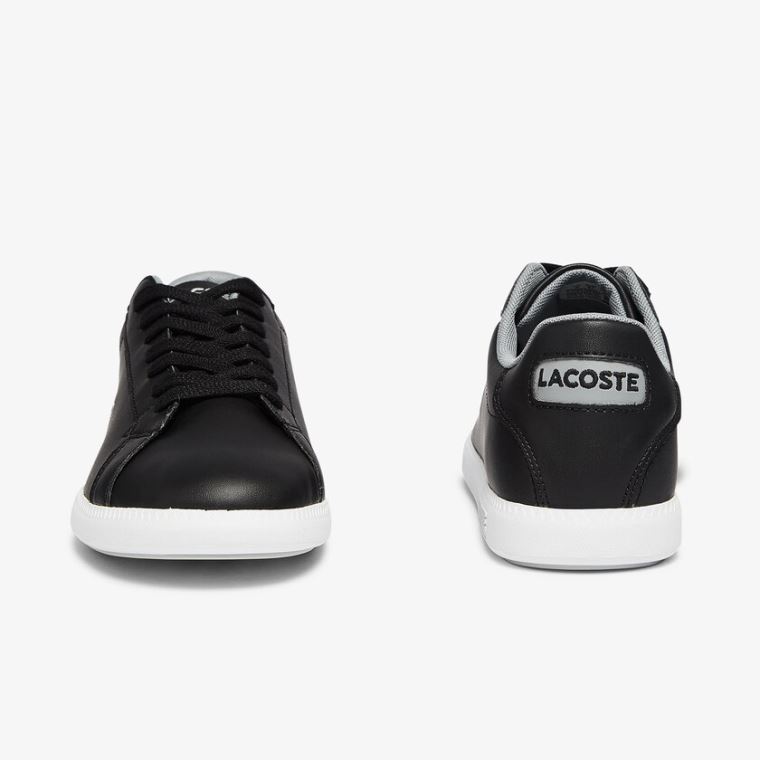 Lacoste Graduate Syntetisk Sneakers Sort | iQH5yAD7