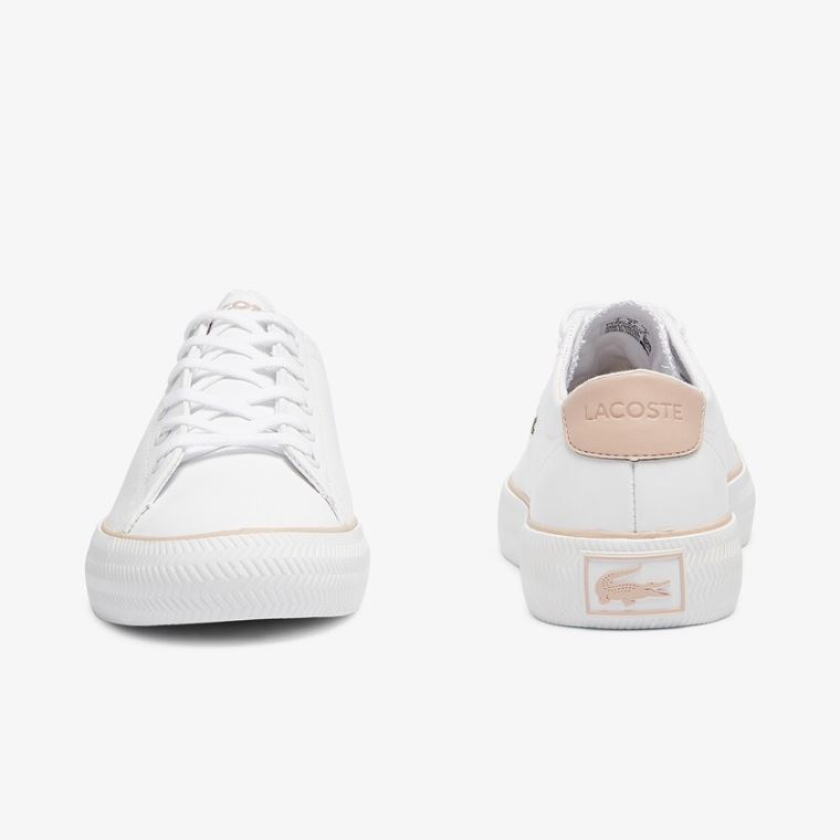 Lacoste Gripshot BL Læder and Syntetisk Sneakers Hvide Lyserød | TX6zsxYU