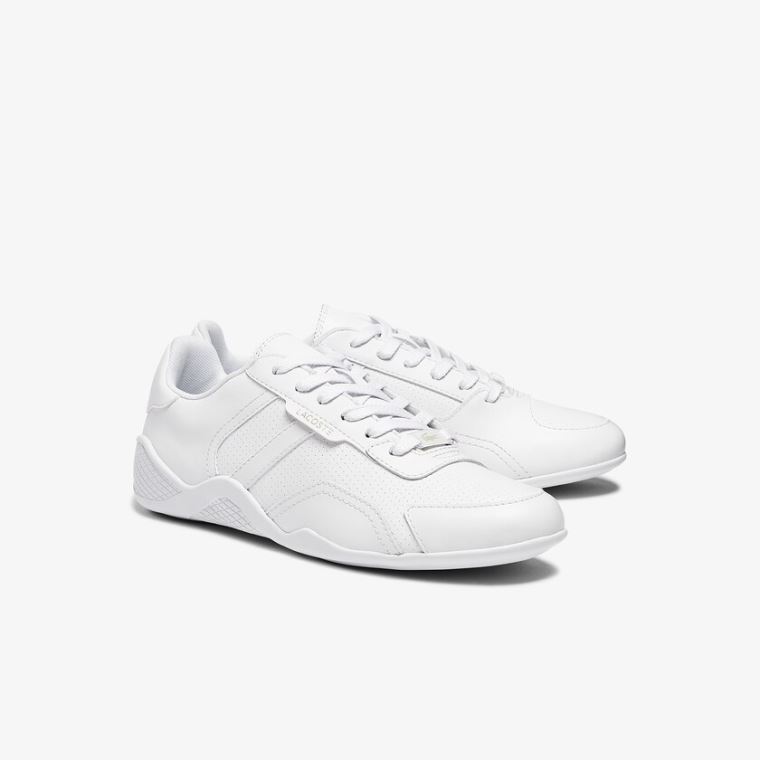 Lacoste Hapona Læder and Syntetisk Sneakers Hvide | 0ozYSDvm