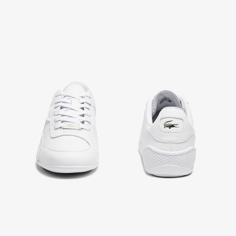 Lacoste Hapona Læder and Syntetisk Sneakers Hvide | 0ozYSDvm