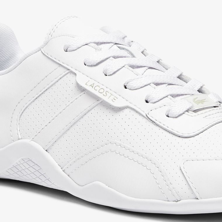 Lacoste Hapona Læder and Syntetisk Sneakers Hvide | 0ozYSDvm