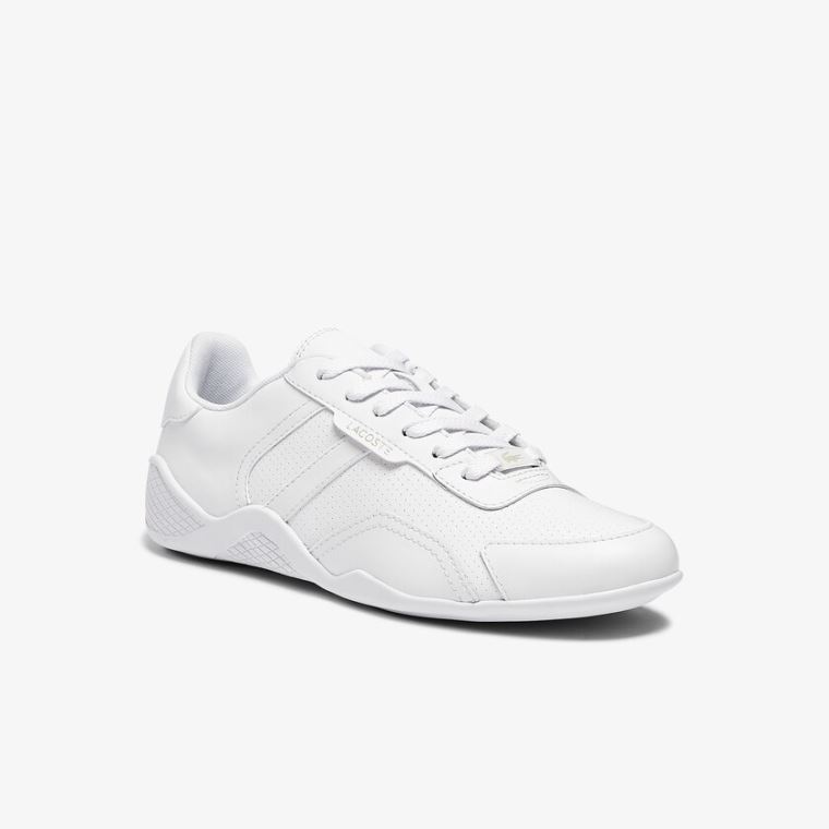 Lacoste Hapona Læder and Syntetisk Sneakers Hvide | 0ozYSDvm