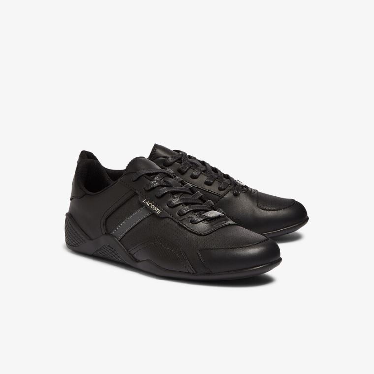 Lacoste Hapona Læder and Syntetisk Sneakers Sort | ZgGu7SXB