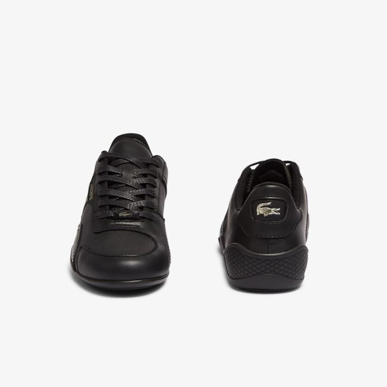 Lacoste Hapona Læder and Syntetisk Sneakers Sort | ZgGu7SXB