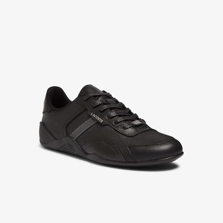 Lacoste Hapona Læder and Syntetisk Sneakers Sort | ZgGu7SXB