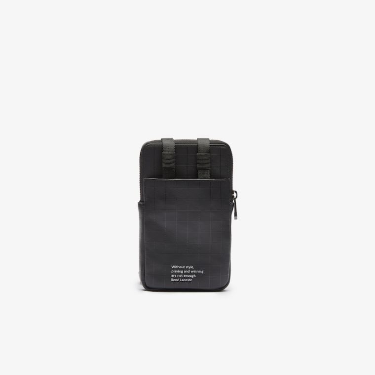 Lacoste Infini-T Integrated Inductive Charger Smartphone Wallet Sort | zodslET1