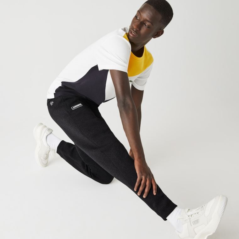 Lacoste Jogging Pants With Badge Grå | lVmsupWo