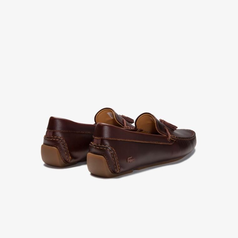 Lacoste Kjole Piloter Tassel Loafer Brune Brune | c5zwL9xP